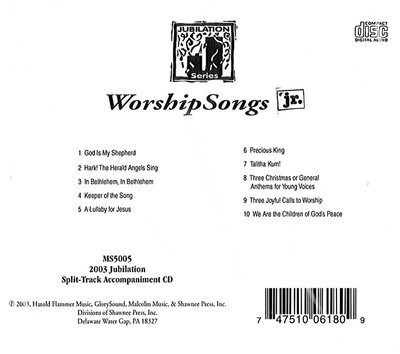 WorshipSongs Jr. - Jubilation 2003 - Shawnee Press Listening CD CD