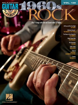 1960s Rock - Guitar Play-Along Volume 128 - Guitar Hal Leonard Guitar TAB with Lyrics & Chords /CD