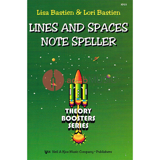 Lines & SpacesNote Speller - Theory Boosters by Bastien Kjos KP23