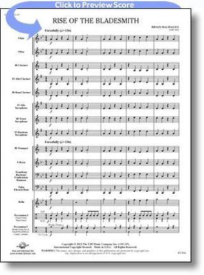 Rise of the Bladesmith - Brian Balmages - FJH Music Company Score/Parts