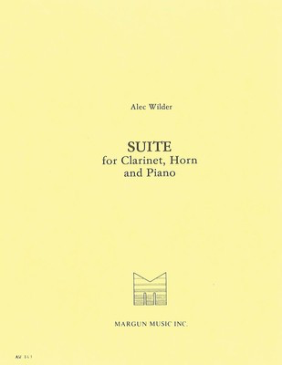 Suite for Clarinet, Horn and Piano - Alec Wilder - Clarinet|French Horn|Piano Margun Music Trio Score/Parts