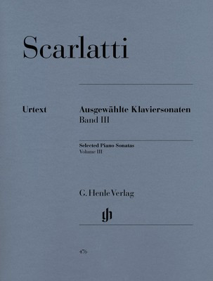 Selected Piano Sonatas, Volume III - Domenico Scarlatti - Piano G. Henle Verlag Piano Solo