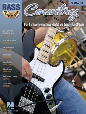 Country - Bass Play-Along Volume 11 - Bass Guitar Hal Leonard Bass TAB with Lyrics & Chords /CD