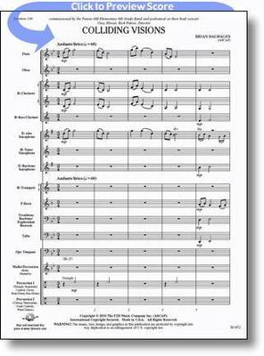 Colliding Visions - Brian Balmages - FJH Music Company Score/Parts