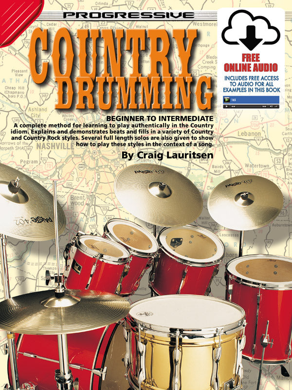 Progressive Country Drumming Bk/CD