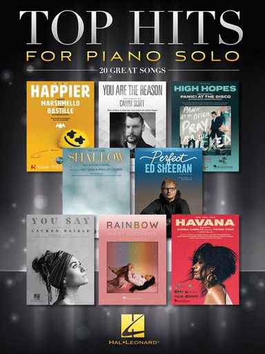 Top Hits - Piano Solo Hal Leonard 294635