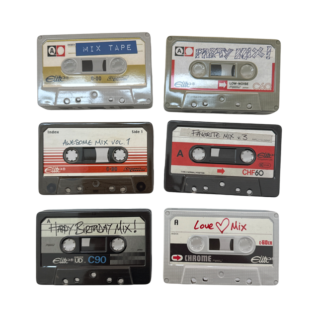 Cassette Shaped Tin Box 'Awsone Mix!'