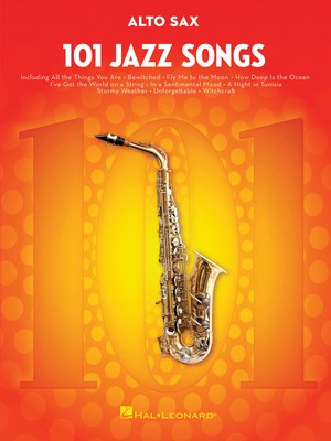 101 Jazz Songs - Alto Saxophone Solo - Hal Leonard 146366