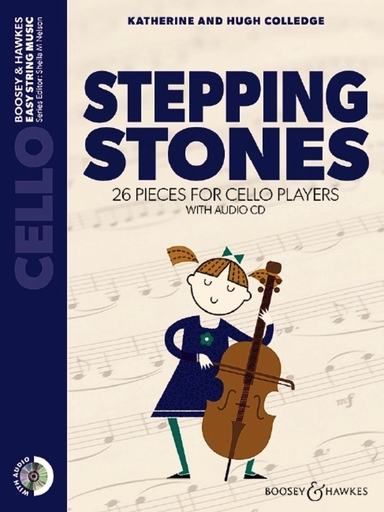 Stepping Stones Cello Book  & Audio Access Online - Colledge M060134210 New Edition