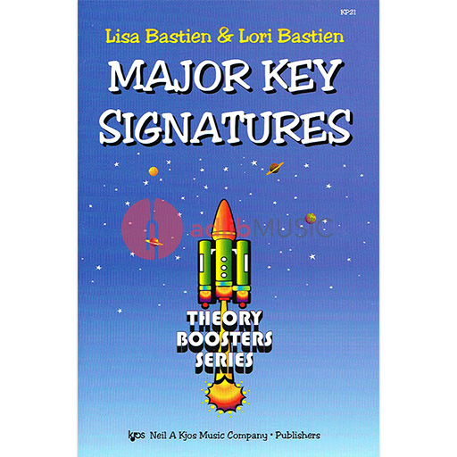 Major Key Signatures - Theory Boosters by Bastien Kjos KP21