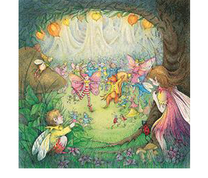 Greeting Card Faerie Garden