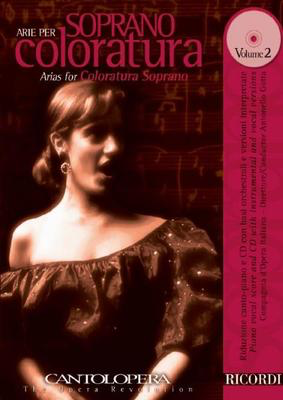 Cantolopera: Arie Per Soprano Coloratura Vol. 2 - Various - Classical Vocal Soprano Ricordi Vocal Score