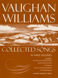 Collected Songs Volume 2 - Ralph Vaughan Williams - Medium Voice Oxford University Press Vocal Selections