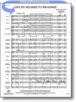 Give My Regards to Broadway - George M. Cohan - Chris Sharp FJH Music Company Score/Parts