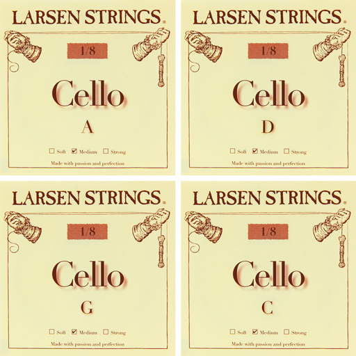 Larsen Cello String Set 1/8 Size