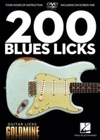 200 Blues Licks - Guitar Licks Goldmine - Guitar Various Hal Leonard Guitar TAB DVD