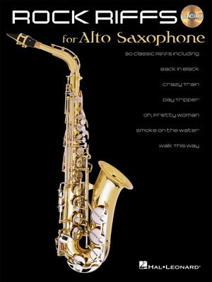 Rock Riffs - for Alto Sax - Various - Alto Saxophone Hal Leonard /CD