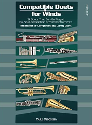 COMPATIBLE CHRISTMAS DUETS FOR WINDS - FRENCH HORN - GAZDA/CLARK - Fischer