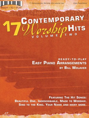 17 Contemporary Worship Hits, Volume 2 - Ready to Play Series - Piano|Vocal Various Arrangers Brentwood-Benson Easy Piano with Lyrics