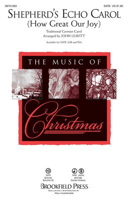 Shepherd's Echo Carol - (How Great Our Joy) - John Leavitt Brookfield Press Chamber Ensemble Score/Parts