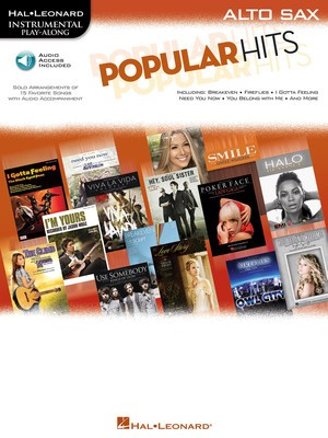 Popular Hits Instrumental Play-Along - Alto Saxophone/CD Hal Leonard 842513