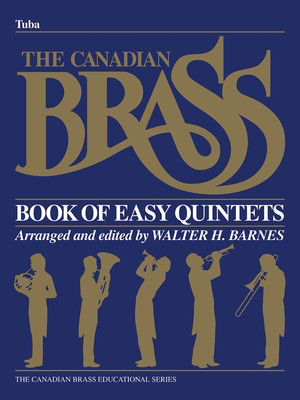 The Canadian Brass Book of Easy Quintets - Tuba (B.C.) - Various - Tuba Walter Barnes Canadian Brass Brass Quintet Part