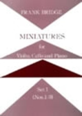 Miniatures For Piano Trio Set 1 - Frank Bridge - Piano|Cello|Violin Stainer & Bell Piano Trio