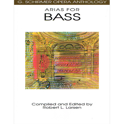 Arias for Bass - Bass Voice edited by Larsen Schirmer 50481101