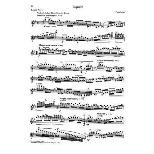 Orchestra Test Pieces (Orchester Probespiel) Volume 1 - Violin Book Schott ED7850