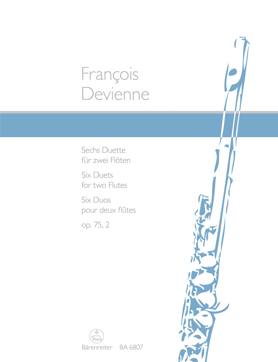 Devienne Six Duets for Two Flutes Op 75/2