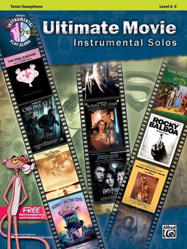 Ultimate Movie Instrumental Solos - Tenor Saxophone/CD Alfred 40114