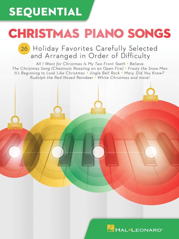 Sequential Christmas Piano Songs - Piano Solo Hal Leonard 294929