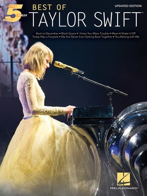 Best Of Taylor Swift Five Finger Piano Updated - Hal Leonard - Piano