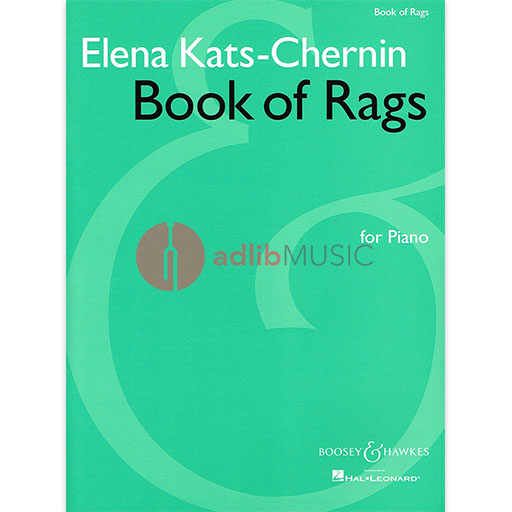 Book of Rags for Piano - Piano Solo by Kats-Chernin Boosey & Hawkes 48002534