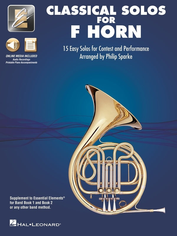 Classical Solos Volume 1 - French Horn/Media Access Online Hal Leonard 870096