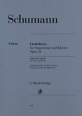 Song Cycle (Liederkreis) Op. 24 - Robert Schumann - Classical Vocal G. Henle Verlag