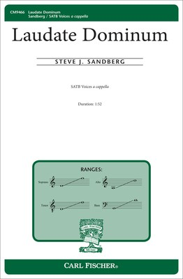 Laudate Dominum - Steve J. Sandberg - SATB Carl Fischer Octavo