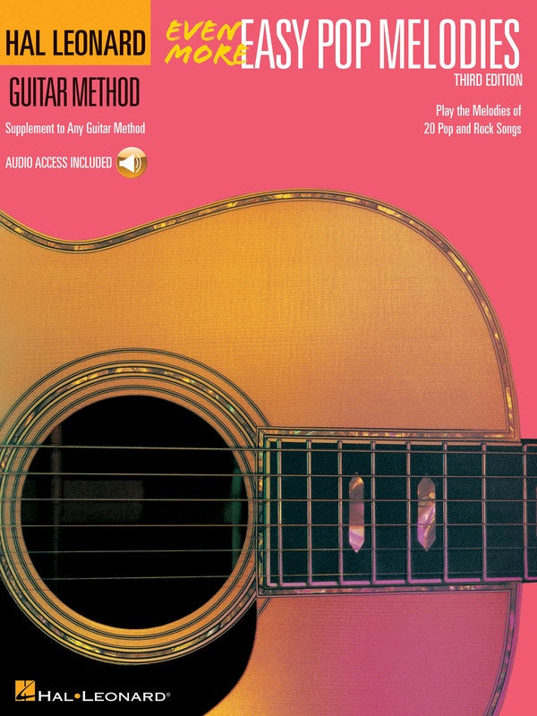 Even More Easy Pop Melodies - Guitar/Audio Access Online Hal Leonard 697439