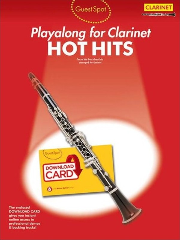 Guest Spot Playalong Hot Hits - Clarinet Music Sales AM1009514