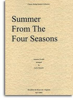 Four Seasons Summer String Quartet Parts -