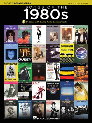 Songs of the 1980s - Decade Series Play-Along - Piano/Vocal/Guitar/Audio Access Online PVG Hal Leonard 137600