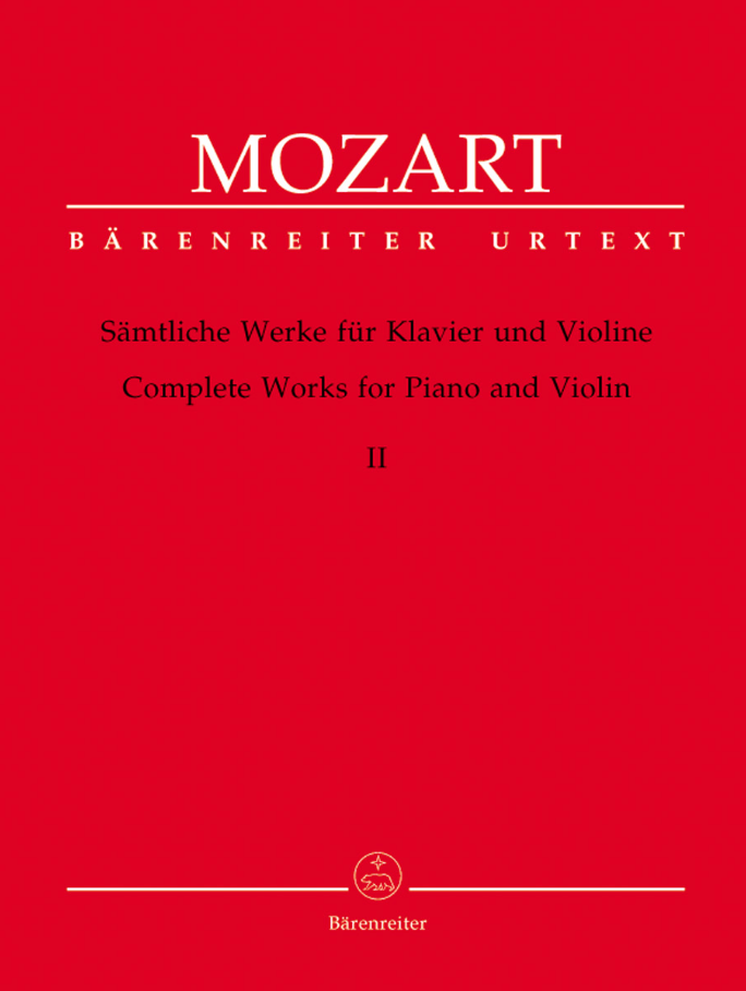 COMPLETE WORKS VLN/PNO BK 2 - MOZART - Barenreiter BA5762