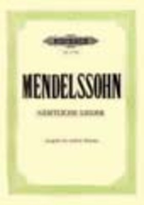 Mendelssohn - 79 Songs - Medium Voice - Classical Vocal/Piano Accompaniment Peters EP1774B