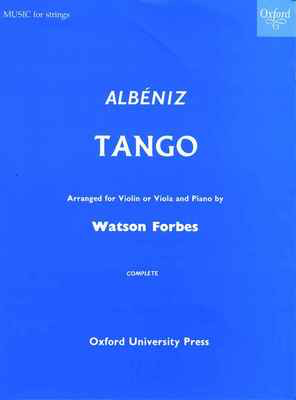 Tango - Isaac Albeniz - Viola|Violin Watson Forbes Oxford University Press