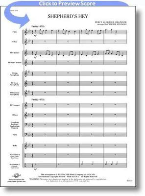 Shepherd's Hey - Chip De Stefano FJH Music Company Score/Parts