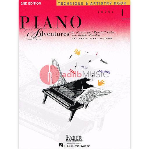 Piano Adventures Level 1 Technique & Artistry Book - Piano by Faber/Faber Hal Leonard 420190