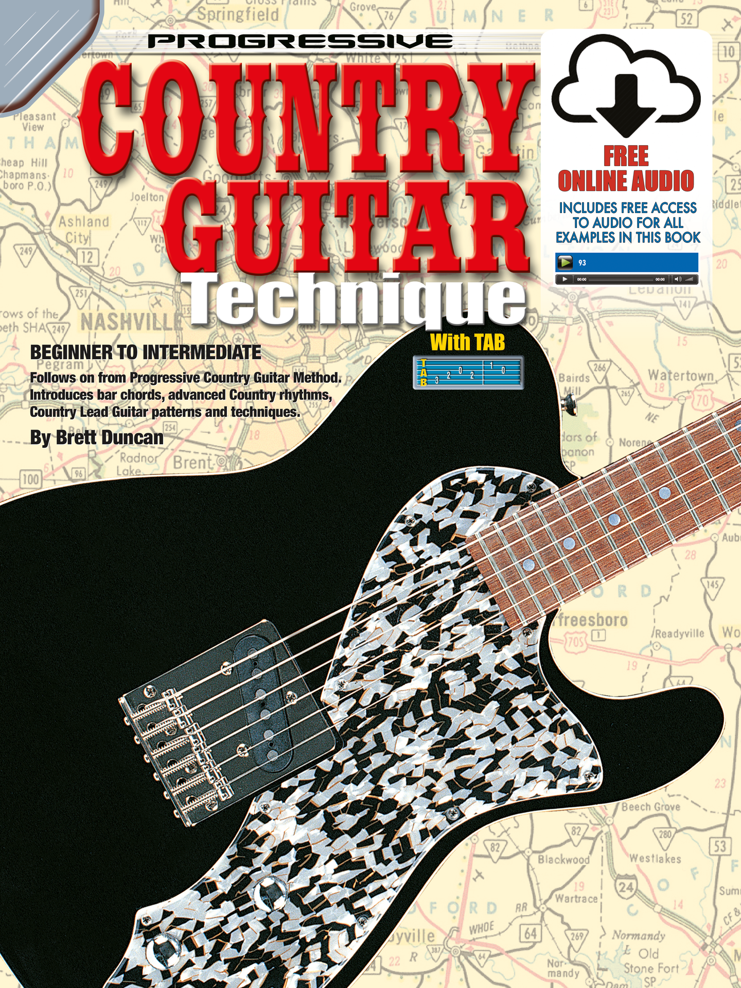 Progressive Country Guitar Technique Bk/CD