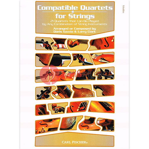 Compatible Quartets for Strings - Violin Quartet by Clark/Gazda Fischer BF106