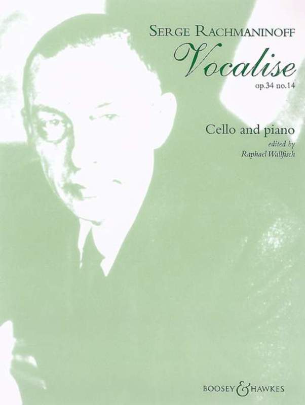 Rachmaninoff - Vocalise Op34/14 - Cello/Piano Accompaniment edited by Wallfisch Boosey & Hawkes M060112027