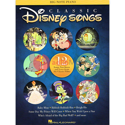 Classic Disney Songs- Big Note Piano Hal Leonard